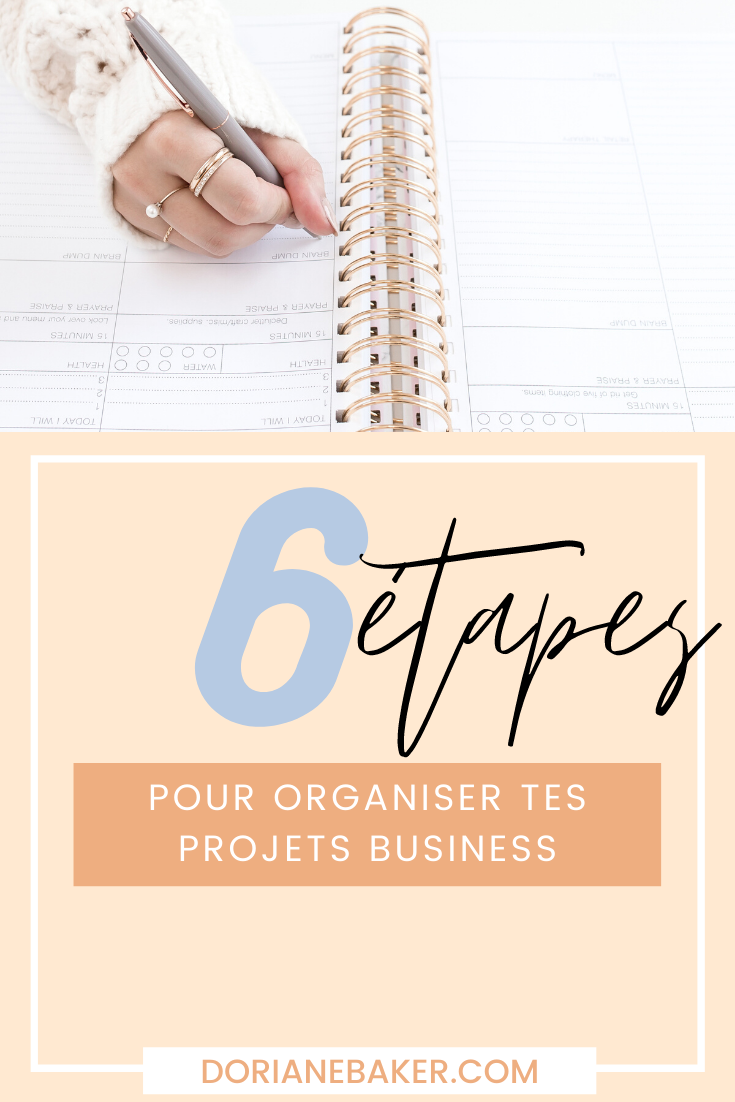 organise tes projets business